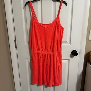 Aerie Vibrant Coral Chemise